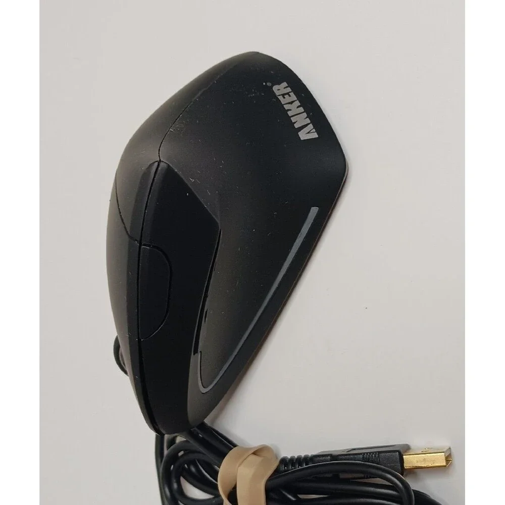 Anker Ergonomic Optical Vertical Mouse USB Wired 98AWVM-BA Tested And Working